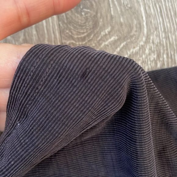 Free People Movement Sacred Wrap Top Ribbed Soft size small gray black - Picture 5 of 5